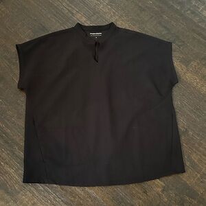 Mandala Mandarin Dolman Top, 9-Pocket Joggers (Black)
